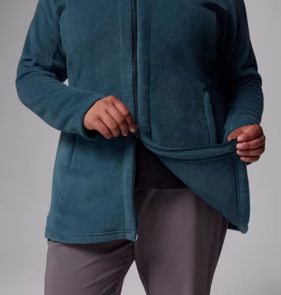 Columbia Kadın Benton Springs™ II Uzun Polar Kapüşonlu Polar  Büyük Beden