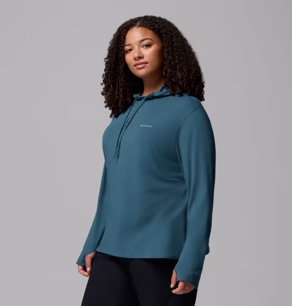 Columbia Kadın Sun Trek™ Kapüşonlu Sweatshirt II  Büyük Beden