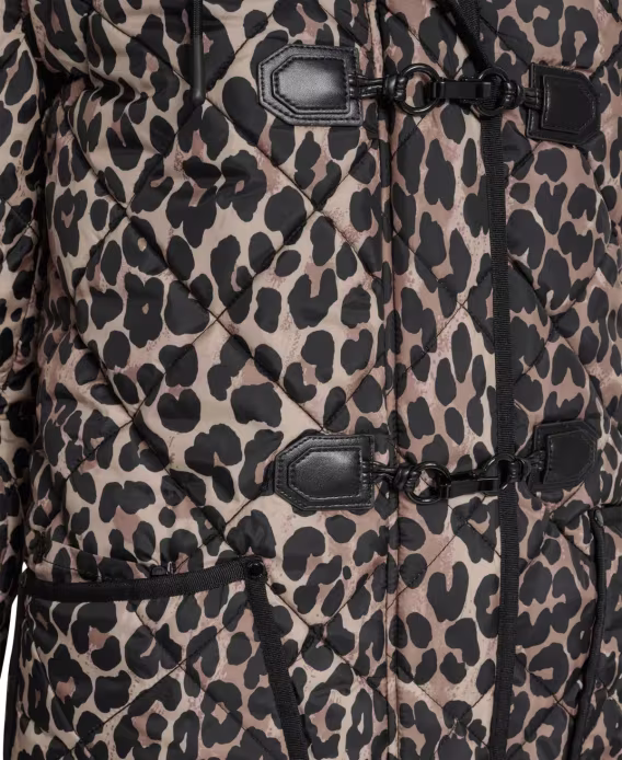 DKNY  Kadın Kapüşonlu Toggle Yastık Detaylı Palto