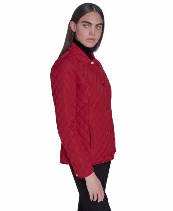 Calvin Klein  Kadın Yaka Detaylı Sıcak Tutucu Mont