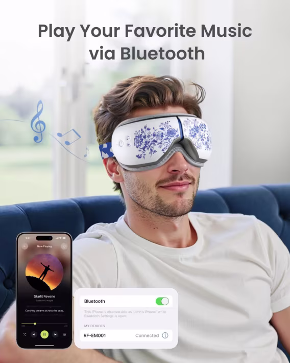 Renpho Isı Destekli Bluetooth Göz Masaj Aleti
