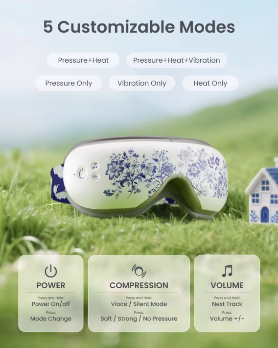 Renpho Isı Destekli Bluetooth Göz Masaj Aleti