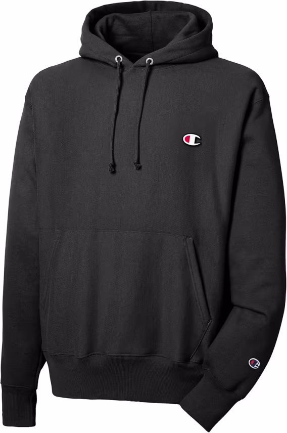 Champion Erkek Ters Dokuma Kapüşonlu Hoodie