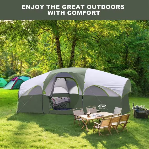 CAMPROS CP 8 Kişilik Kamp Çadırları