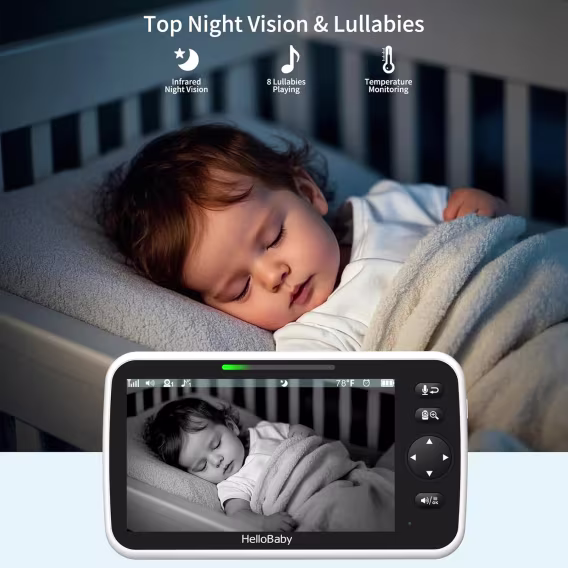 HelloBaby Monitör 5 İnç Ekran  HB6550