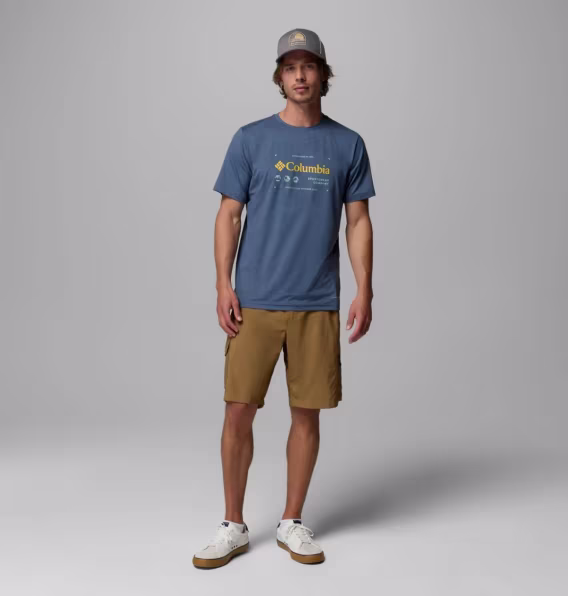 Columbia Erkek Kwick Hike™ Grafik Kısa Kollu Tişört