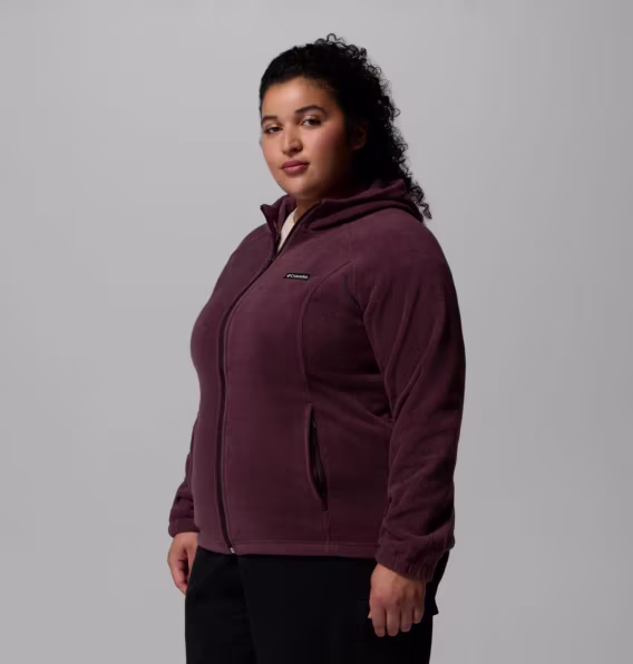 Columbia Kadın Benton Springs™ Tam Fermuarlı Polar Kapüşonlu Üst  Büyük Beden