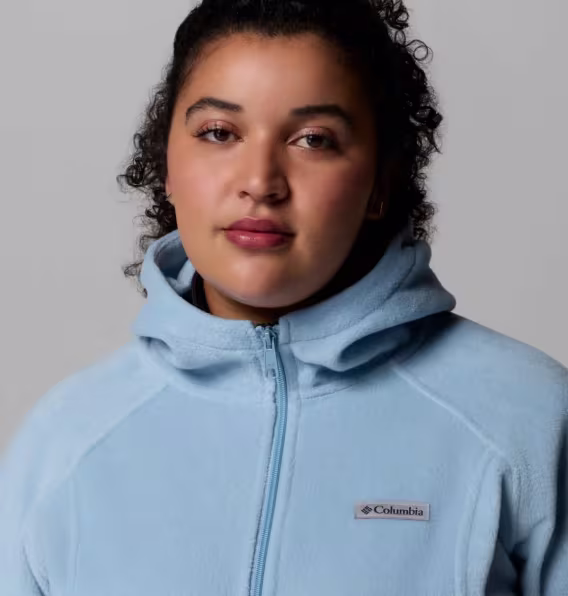 Columbia Kadın Benton Springs™ Tam Fermuarlı Polar Kapüşonlu Üst  Büyük Beden