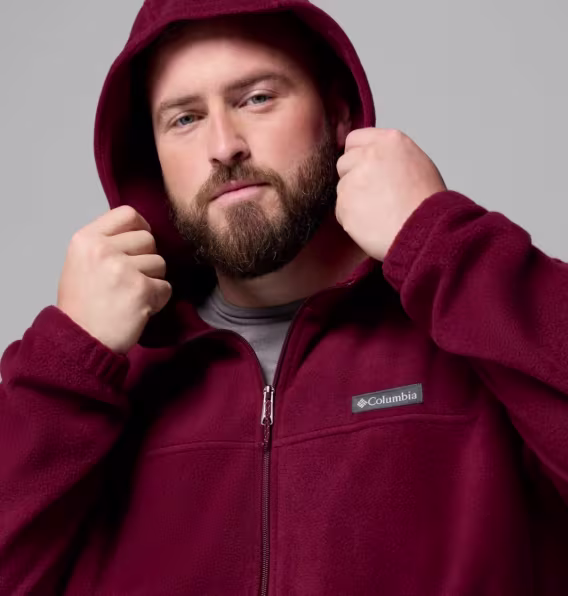 Columbia Erkek Steens Mountain Tam Fermuarlı Kapüşonlu Polar  Büyük Boy