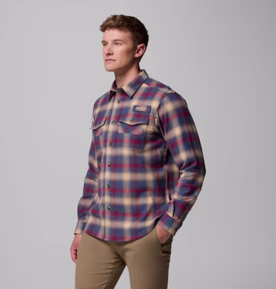 Columbia Erkek PHG Roughtail™ Streç Flanel Uzun Kollu Gömlek
