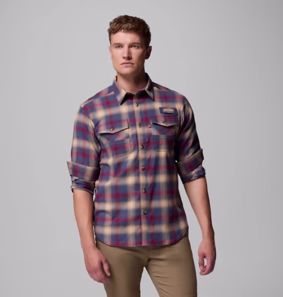 Columbia Erkek PHG Roughtail™ Streç Flanel Uzun Kollu Gömlek