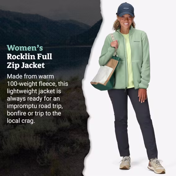 MARMOT Kadın Rocklin Polar Katmanlı Tam Fermuarlı Ceket