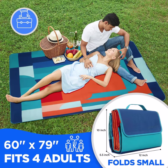 Scuddles Ekstra Büyük Piknik ve Dış Mekan Battaniyesi