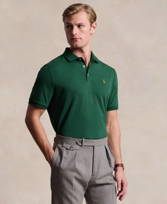 Polo Ralph Lauren Erkek Custom Slim Fit Soft Pamuklu Polo Tişört