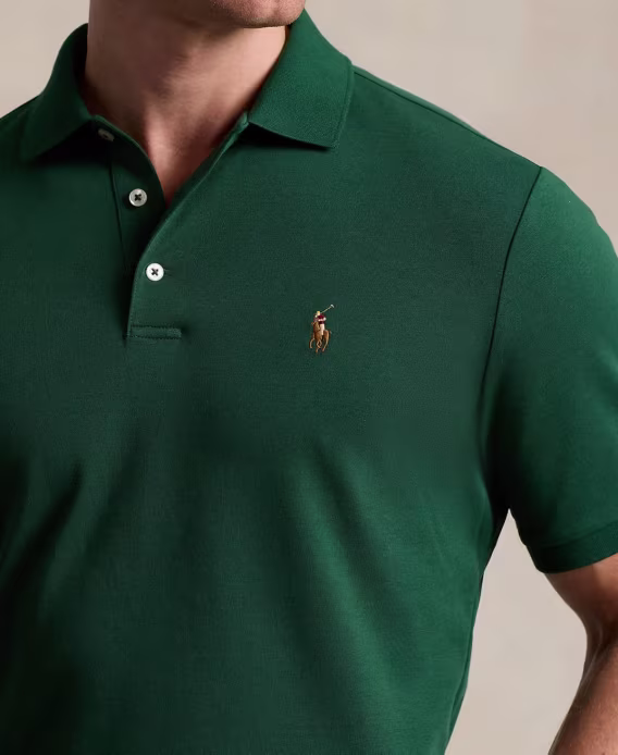 Polo Ralph Lauren Erkek Custom Slim Fit Soft Pamuklu Polo Tişört