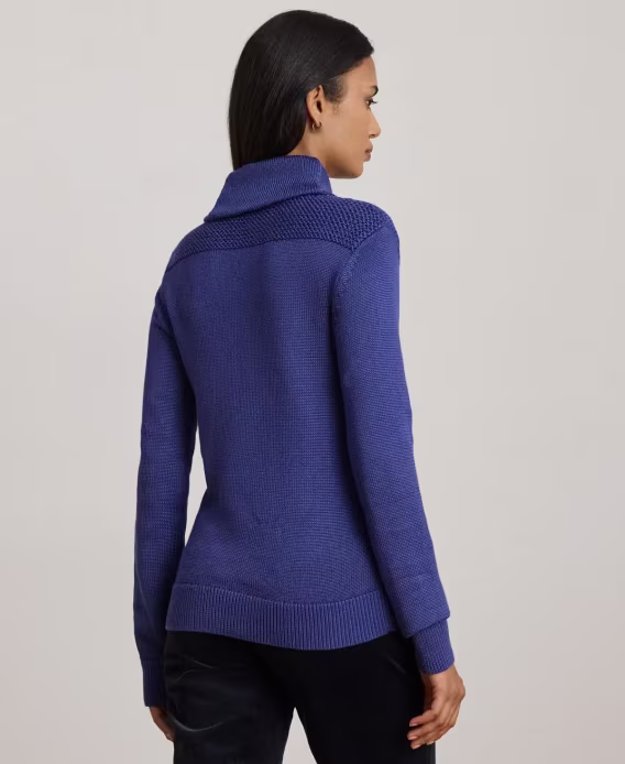 Lauren Ralph Lauren Kadın Sabree Uzun Kollu Tokalı Kazak