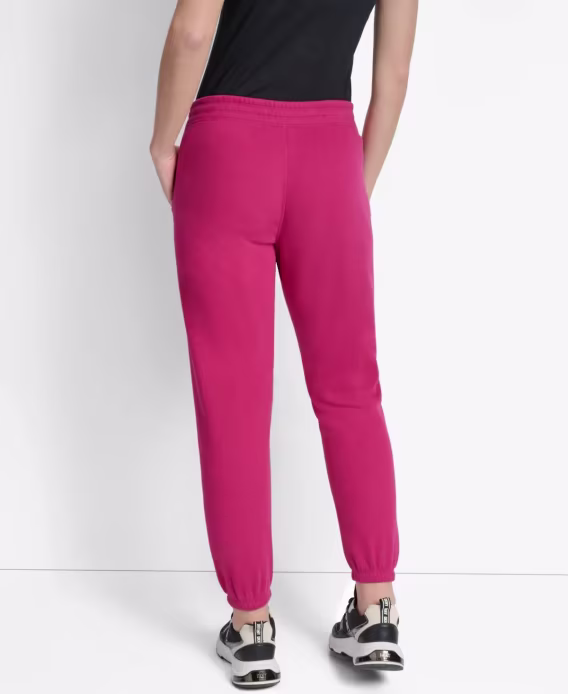 DKNY Kadın HD Logolu Yüksek Bel Rahat Eşofman Altı