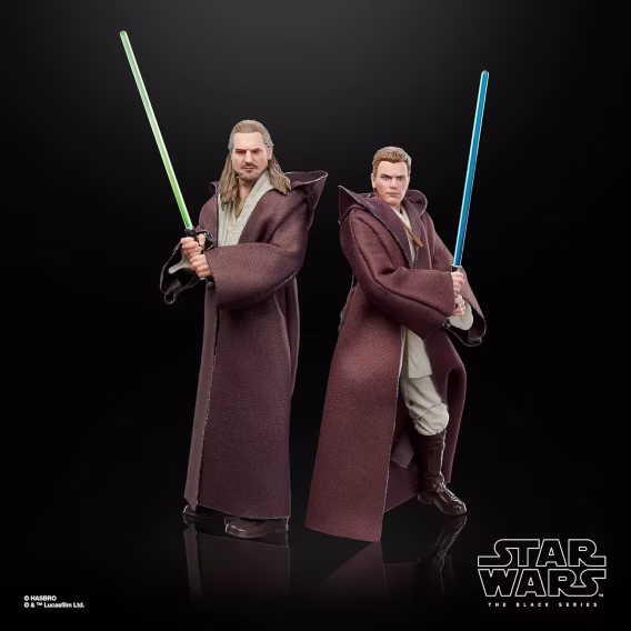 Star Wars The Black Serisi The Phantom Menace Kenobi, Maul, Qui Gon