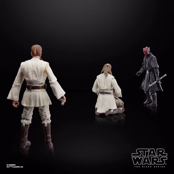 Star Wars The Black Serisi The Phantom Menace Kenobi, Maul, Qui Gon