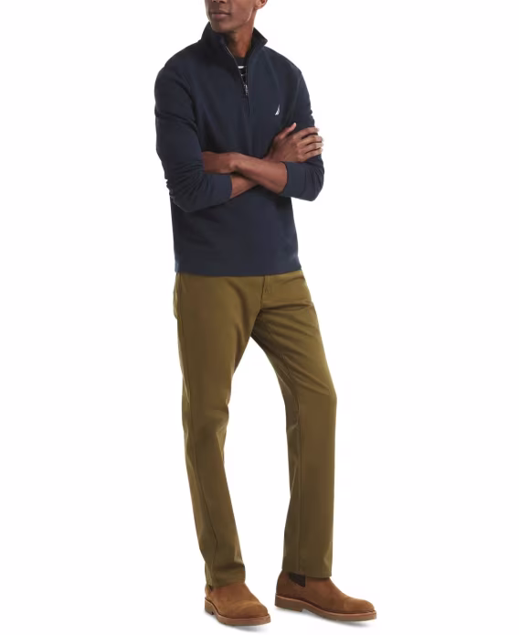 Nautica Erkek Çeyrek Fermuarlı Polar Sweatshirt