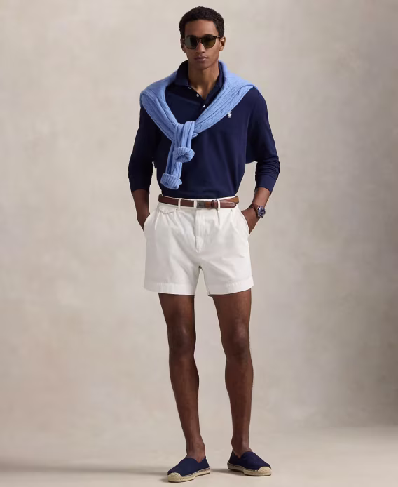 Polo Ralph Lauren Erkek Klasik Kesim Esnek File Polo Tişört