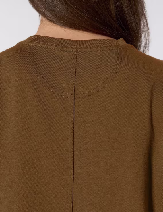 Carhartt Kadın Tencel Fiber Serisi Loose Fit Uzun Kollu Cepli Tişört