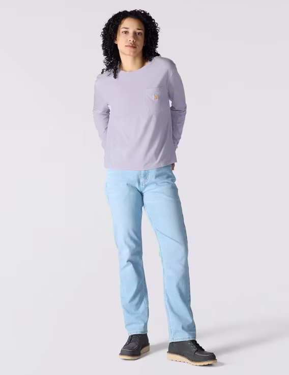 Carhartt Kadın Tencel Fiber Serisi Cepli Tişört