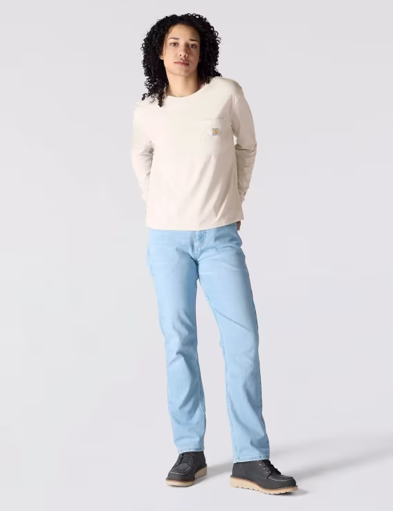 Carhartt Kadın Tencel Fiber Serisi Cepli Tişört