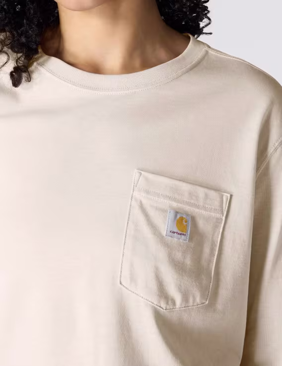 Carhartt Kadın Tencel Fiber Serisi Cepli Tişört