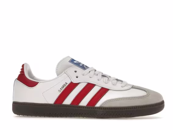 Adidas Erkek Samba OG White Better Scarlet Ayakkabı