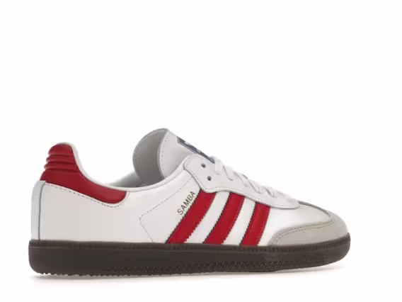 Adidas Erkek Samba OG White Better Scarlet Ayakkabı