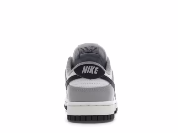 Nike Kadın Dunk Low Sneaker - Gri/Siyah Logo