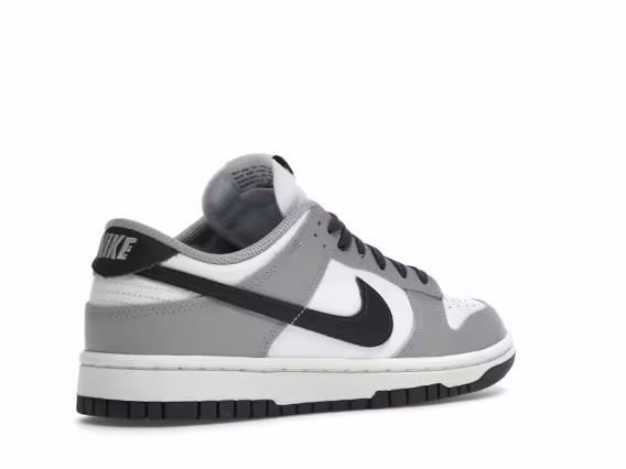 Nike Kadın Dunk Low Sneaker - Gri/Siyah Logo