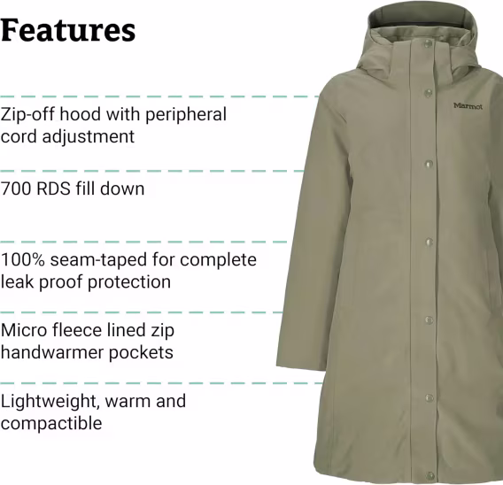 MARMOT Kadın Chelsea Mont 2.0