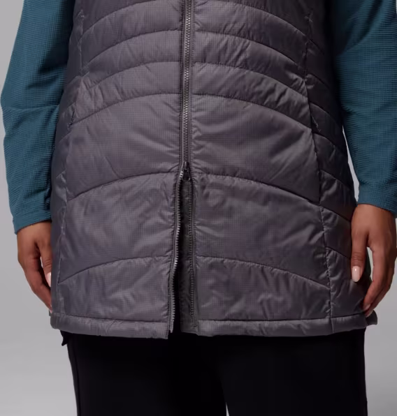 Columbia Women's Karis Gale Uzun Yelek   Büyük Beden