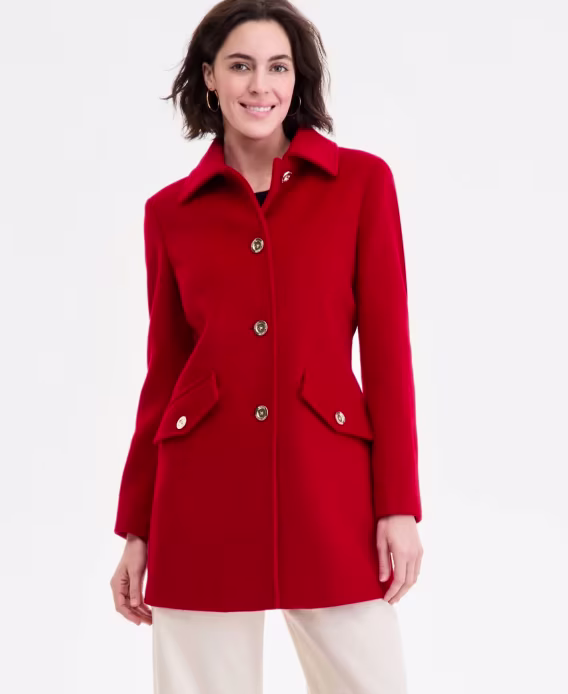 michael-kors-kadin-yakali-dugmeli-kaban-v-999767