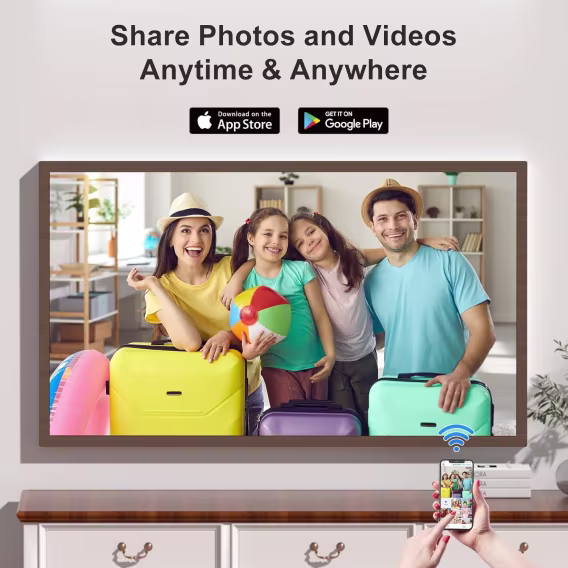 FULLJA Dijital 2K IPS Akıllı Çerçeve 11 inç