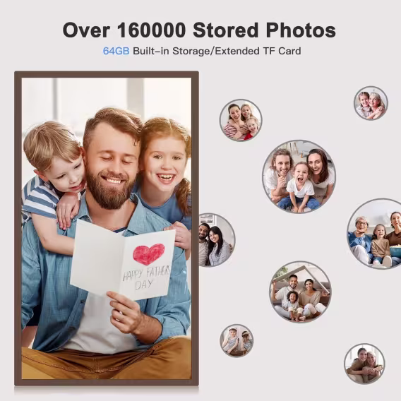 FULLJA Dijital 2K IPS Akıllı Çerçeve 11 inç