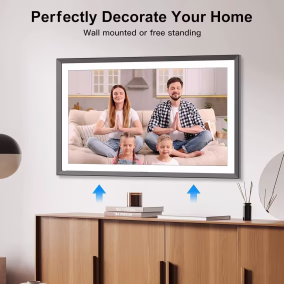 FULLJA Büyük Dijital Resim Çerçevesi 32 Gb  21.5 inç