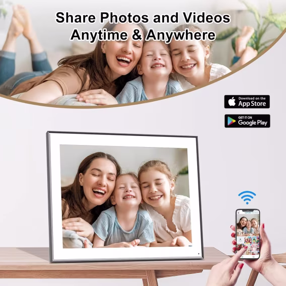 FULLJA Büyük Dijital Resim Çerçevesi 32 Gb  21.5 inç