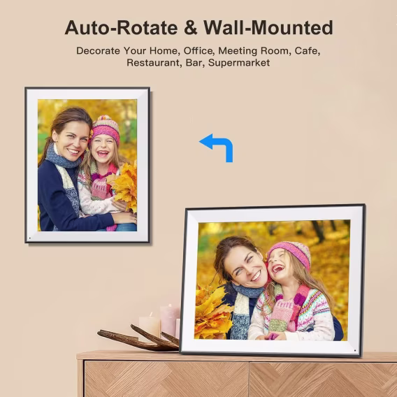 FULLJA Büyük Dijital Resim Çerçevesi 32 Gb  21.5 inç