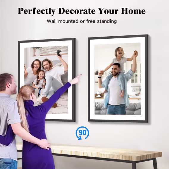 FULLJA Büyük Dijital Resim Çerçevesi 32 Gb  21.5 inç