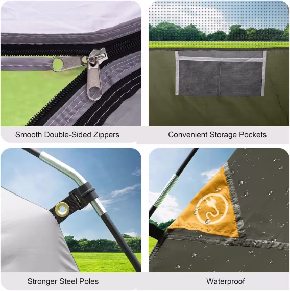 CAMPROS CP 4/8 Kişilik Su Geçirmez Kamp Çadırları