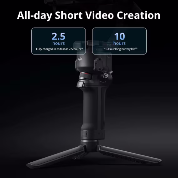 DJI RS 3 Mini 3 Eksenli Aynasız Gimbal Hafif Sabitleyici