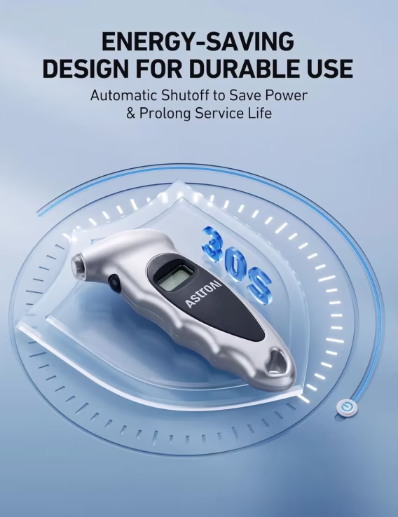 AstroAI 2'li Paket Dijital Lastik Basıncı Göstergesi 150 PSI