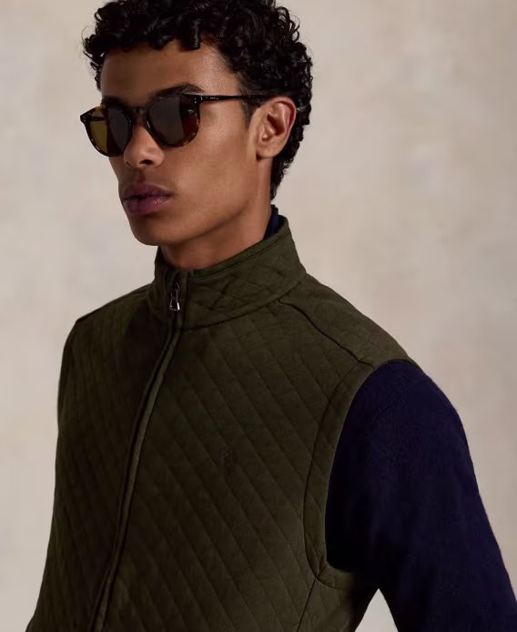 Polo Ralph Lauren Erkek Quilted DoubleKnit Jersey Yelek