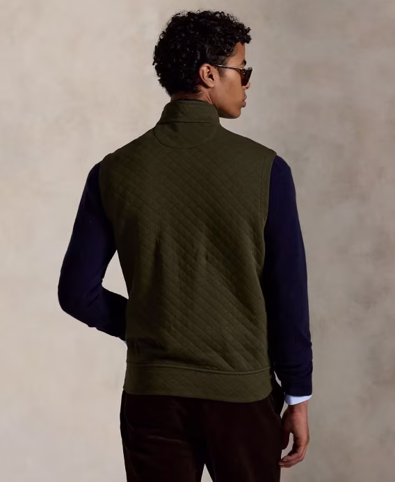 Polo Ralph Lauren Erkek Quilted DoubleKnit Jersey Yelek