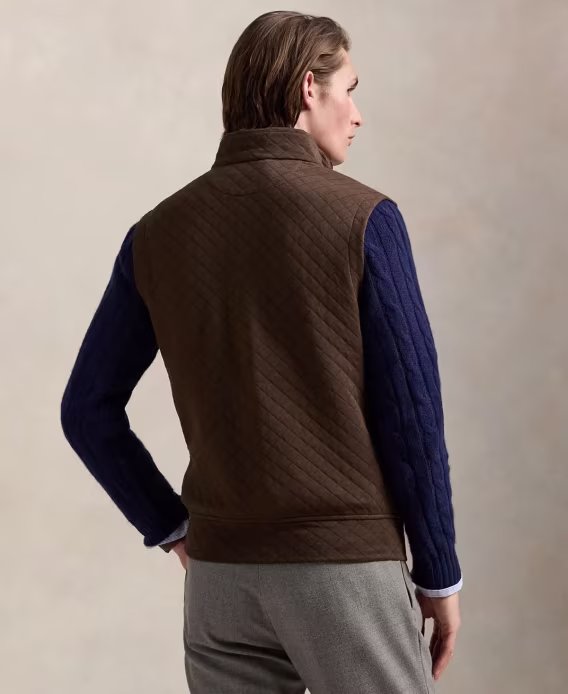 Polo Ralph Lauren Erkek Quilted DoubleKnit Jersey Yelek