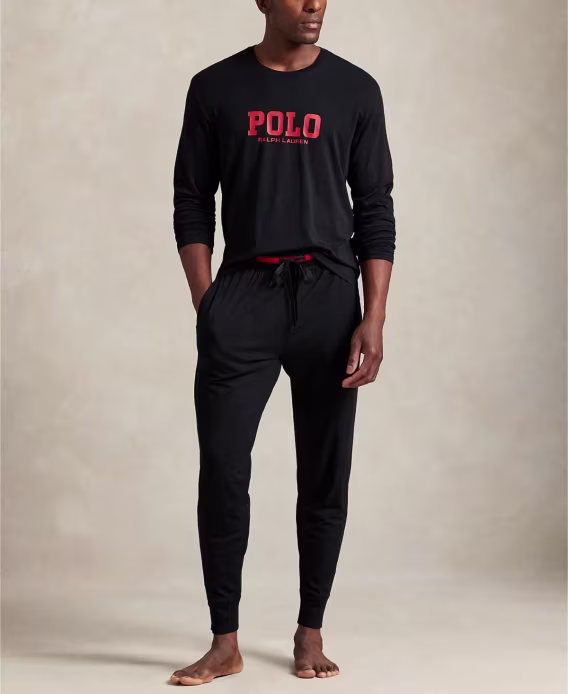 Polo Ralph Lauren Erkek Uzun Kollu Yuvarlak Yaka Uzun Kollu Tişört