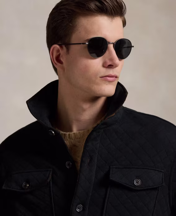 Polo Ralph Lauren Erkek Kapitone Çift Örgü Jersey Ceket